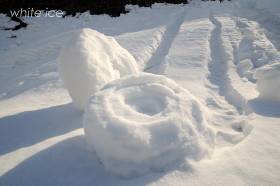 雪まくり